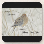 クリスマスと新年の挨拶 – モーニングハト コースター (正面)