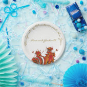 クリスマスと新年の気分 ペーパープレート (パーティー)