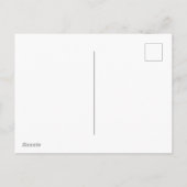 クリスマスと新年の町の喜び シーズンポストカード (裏面)