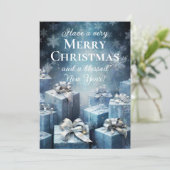 クリスマスと新年を楽し賛美んだ シーズンカード (スタンド正面)