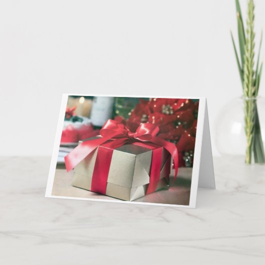 クリスマスと新年**お祝い** カード (正面)