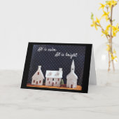 クリスマスと新年**お祝い** カード (黄色い花)