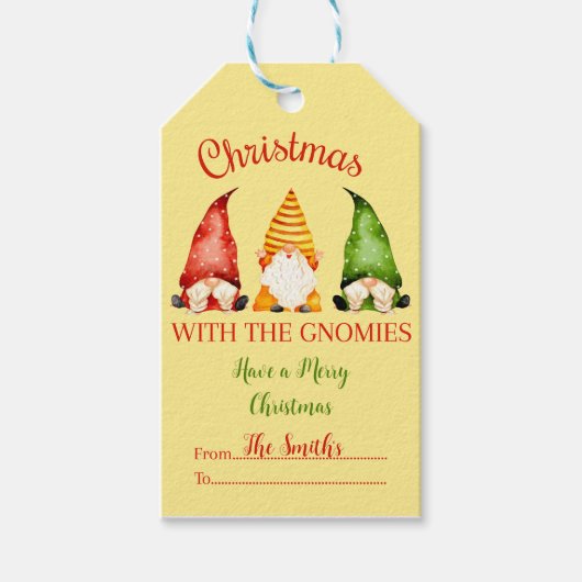 クリスマスと格言ギフトラベル ギフトタグ (正面)