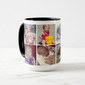 クリスマスと毎日のおばあちゃんのための写真の贈り物 マグカップ (正面左)