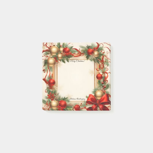 クリスマスと祝日のポストイットノート ポストイット (正面)
