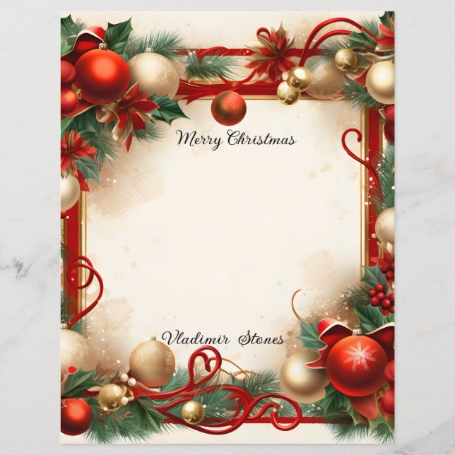 クリスマスと祝日 (正面)