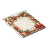 クリスマスと祝日 ノートパッド (アングル)