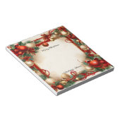 クリスマスと祝日 ノートパッド (アングル)