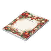 クリスマスと祝日 ノートパッド (回転)