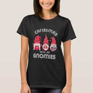クリスマスと私のグノーミーの冬おもしろいの格言愛 Tシャツ