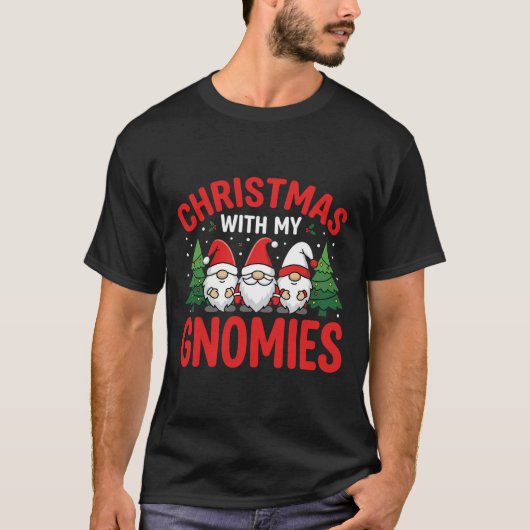 クリスマスと私のノームたち ノーム Tシャツ (正面)