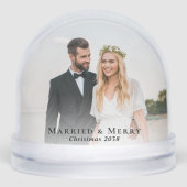 クリスマスと結婚した写真の新メリー婚 (正面)