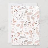 クリスマスと結婚のテラコッタ写真アーチ シーズンカード (裏面)