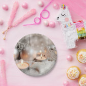 クリスマスと降臨装飾 ペーパープレート (パーティー)