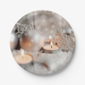 クリスマスと降臨装飾 ペーパープレート (正面)