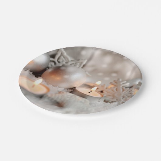 クリスマスと降臨装飾 ペーパープレート (アングル)