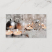 クリスマスと降臨装飾 名刺 (裏面)