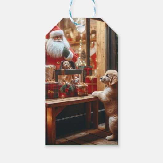 クリスマスと願い事 ギフトタグ (正面)