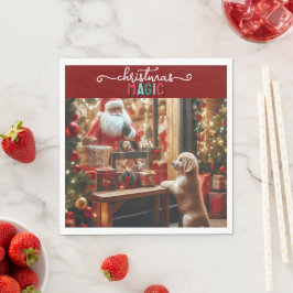 クリスマスと願い事 スタンダードランチョンナプキン