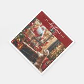 クリスマスと願い事 スタンダードランチョンナプキン (角)