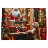 クリスマスと願い事 ラージペーパーバッグ (裏面)