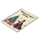クリスマスと魔法使いのノート ノートブック (左側)