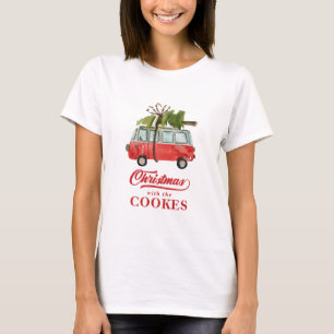 クリスマスと…ヴィンテージ水彩バン Tシャツ