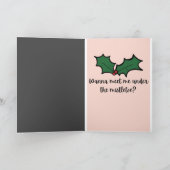 クリスマスと「愛してる」 カード (内部)