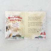 クリスマスとCollie & Kitten – オールオ飾ーバ シーズンカード (内部)