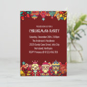 クリスマスとGet-Togetherパーティー 招待状 (スタンド正面)