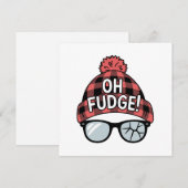 クリスマスなんて大嫌い！ Xmasバケーション 面白いホリデー シーズンカード (正面/裏面)