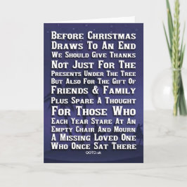 クリスマスにあなたとあなたの大切な人を思う カード