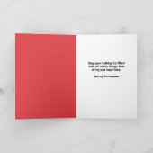 クリスマスにおかしい猫がキャットニップを考えているユーモア, クリスマス (内部)