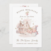 クリスマスにおける住所の変更 シーズンカード (正面/裏面)