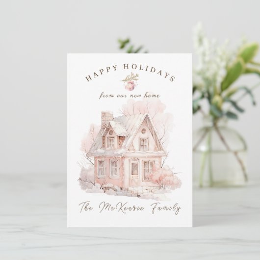 クリスマスにおける住所の変更 シーズンカード (スタンド正面)