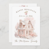 クリスマスにおける住所の変更 シーズンカード (正面/裏面)