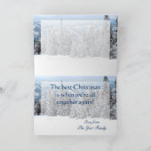 クリスマスにおばあちゃん家へ シーズンカード (内部)