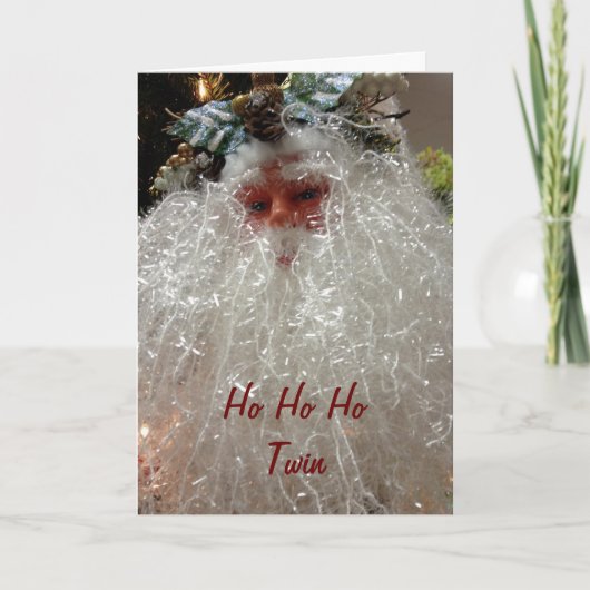 クリスマスにお目にかかるのが双子 シーズンカード (正面)