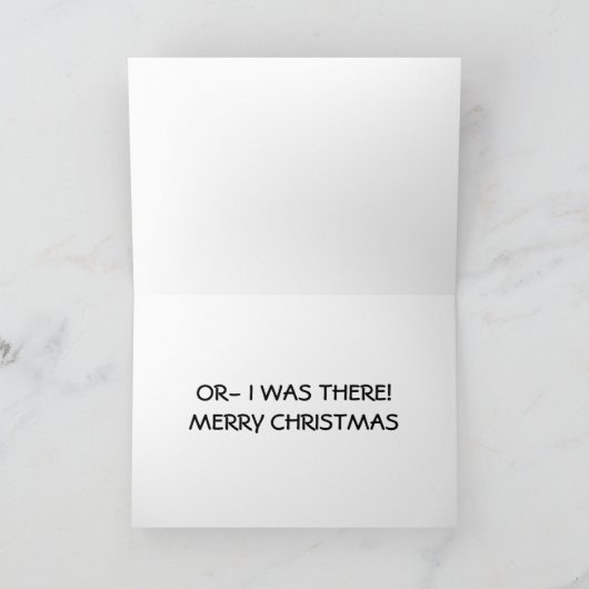 クリスマスにここにいたらいいのに シーズンカード (内部)