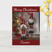 クリスマスにすごい**従兄弟**  カード (黄色い花)