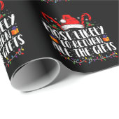 クリスマスにすべてのギフトを返す可能性が最も高い ラッピングペーパー (ロールコーナー)