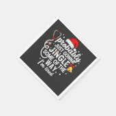 クリスマスにただジンギングする看護師 スタンダードカクテルナプキン (角)