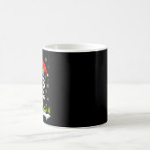 クリスマスについておもしろいクリスマス小妖精や小人プレゼント コーヒーマグカップ (中央)