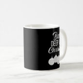クリスマスにどっぷりハマる コーヒーマグカップ (正面右)