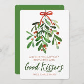 クリスマスにはキッサーが多おもしろいい シーズンカード (正面/裏面)