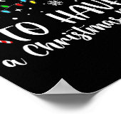 クリスマスにはクリスマスパーティーFaがある可能性が高い ポスター (角)