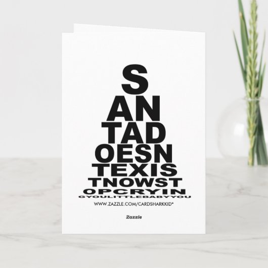 クリスマスにはサンタは存在しない シーズンカード (裏面)