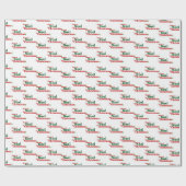 クリスマスにはノエルはっきりしたがいる ラッピングペーパー (フラット)