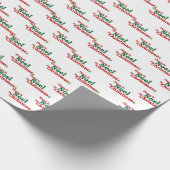 クリスマスにはノエルはっきりしたがいる ラッピングペーパー (角)