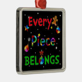 クリスマスには一枚も持ち物 メタルオーナメント (右)